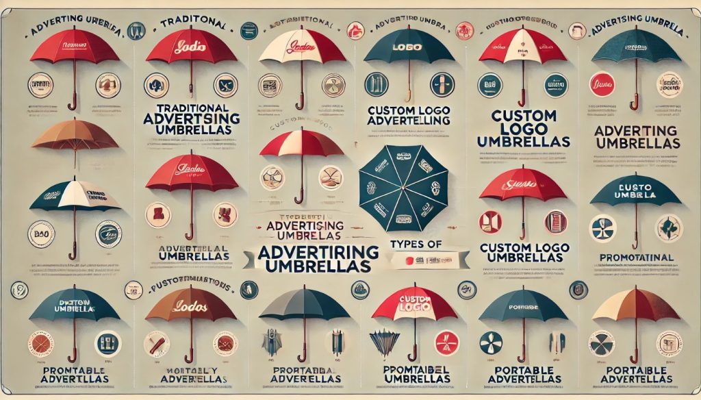 Different Types of Advertising Umbrellas